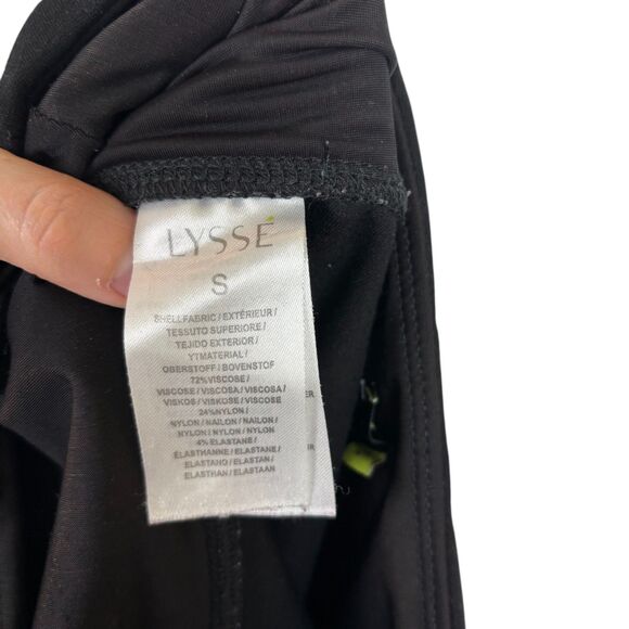 Lysse Black Signature Center Seam Leggings Women's Small 28" Inseam - Picture 6 of 6
